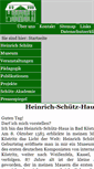 Mobile Screenshot of heinrich-schuetz-haus.de